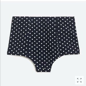 Polka dot high waisted bikini bottoms